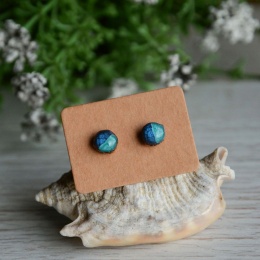 Jak ocean - kolczyki sztyfty