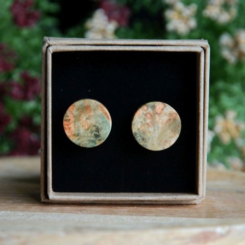 Ręcznie wykonane kolczyki koła